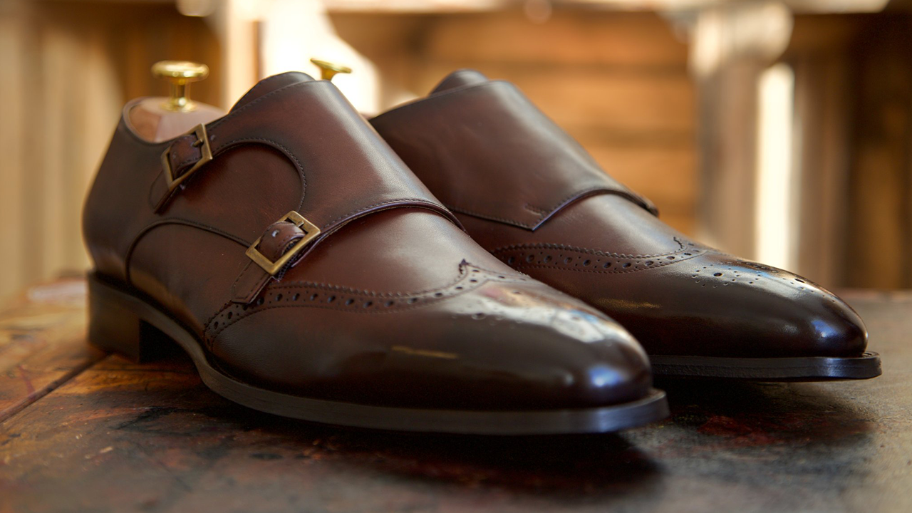 The ultimate in fine footwear, hailing from County Durham! Hand Dyed Shoe Co, Mr. Gloucester (Double Monk). £349.